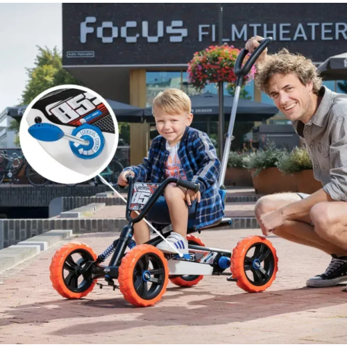 Веломобиль  BERG Buzzy Nitro 2-in-1 Черно-оранжевый - фото №3